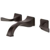 Brizo Virage®: Two-Handle Wall Mount Lavatory Faucet 1.2 GPM - Maison&Co.