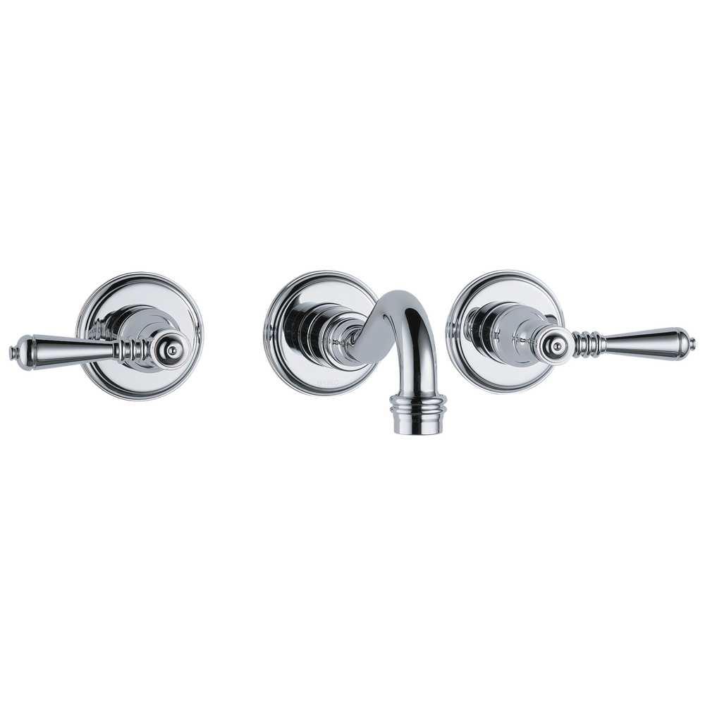 Brizo Tresa®: Two-Handle Wall Mount Lavatory Faucet with Lever Handles 1.2 GPM