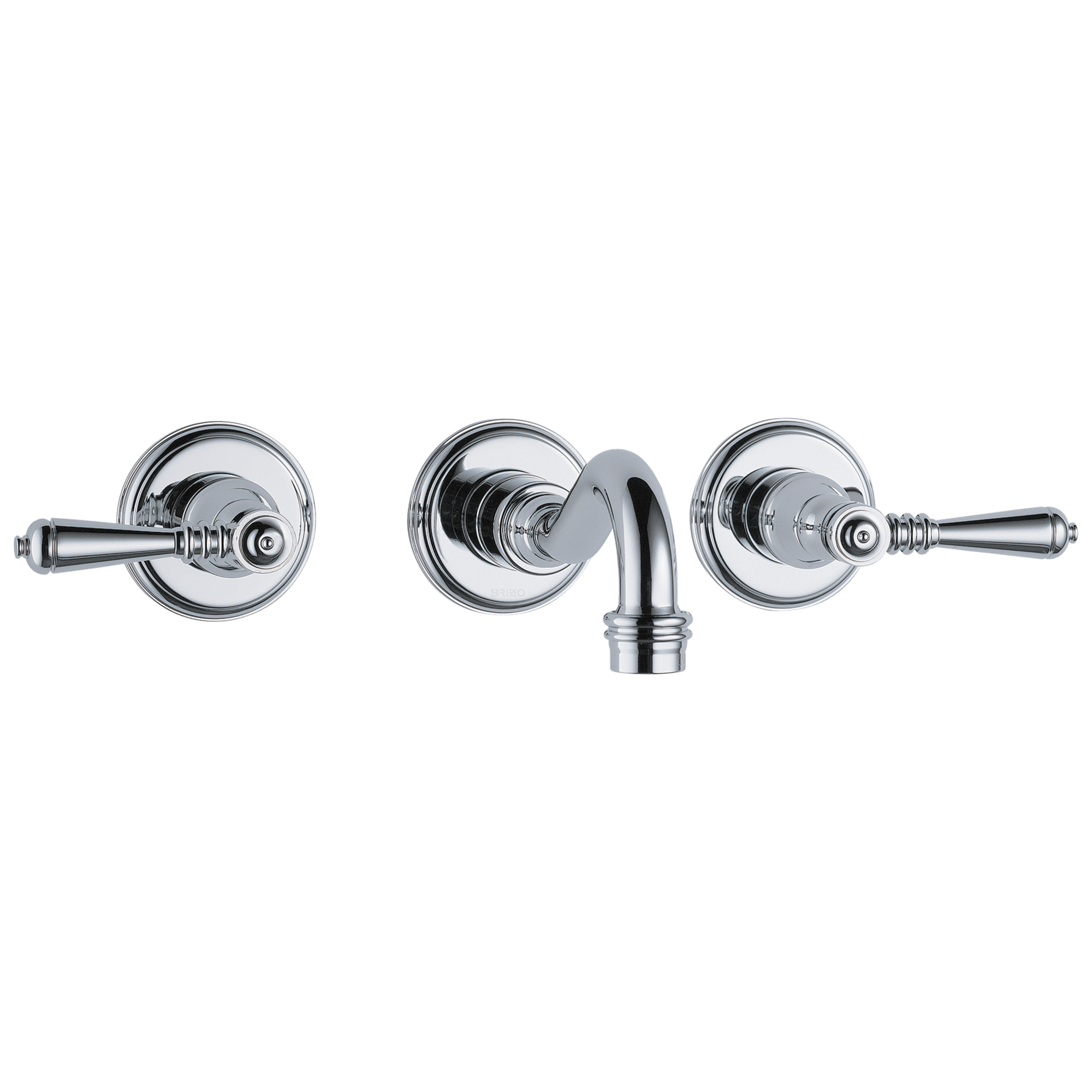 Brizo Tresa®: Two-Handle Wall Mount Lavatory Faucet with Lever Handles 1.2 GPM - Maison&Co.