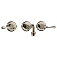 Brizo Tresa®: Two-Handle Wall Mount Lavatory Faucet with Lever Handles 1.2 GPM - Maison&Co.