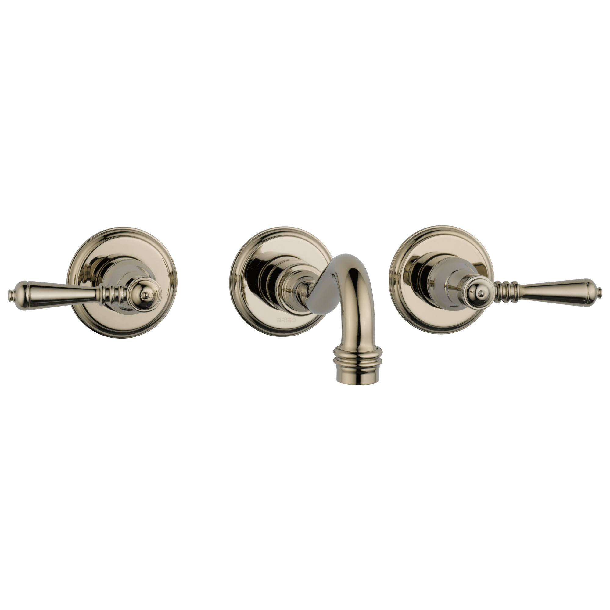 Brizo Tresa®: Two-Handle Wall Mount Lavatory Faucet with Lever Handles 1.2 GPM - Maison&Co.