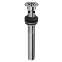 Tear Drop Lavatory Drain with Overflow in Multiple Finishes - Maison&Co.
