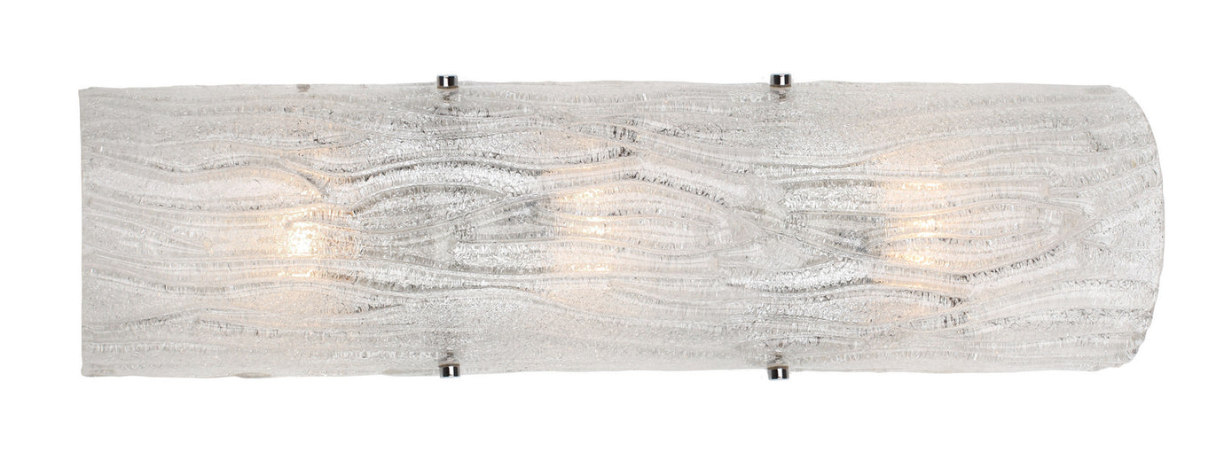 Varaluz - AC1105 - Three Light Wall Sconce - Brilliance - Chrome