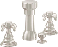 California Faucets - 6104XD-SN - Bidet Set - Satin Nickel  - Salinas