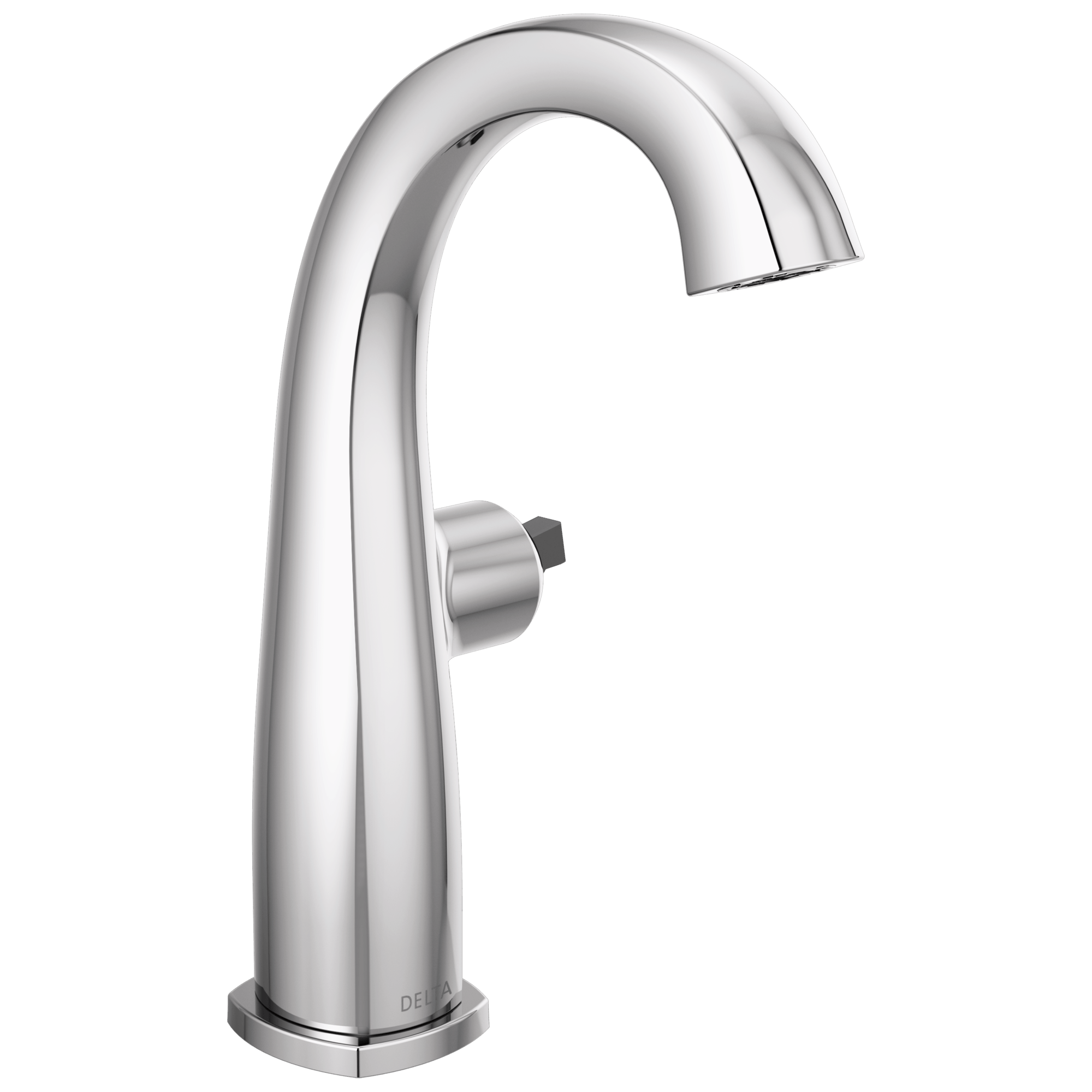 Delta Stryke®: Single Handle Mid-Height Bathroom Faucet - Less Handle