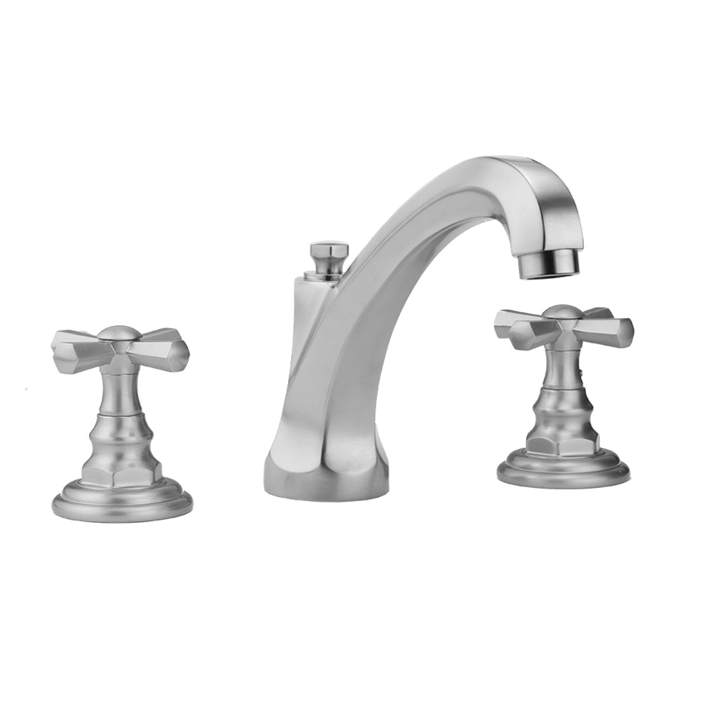 Westfield High Profile Faucet with Hex Cross Handles- 0.5 GPM in Multiple Finishes