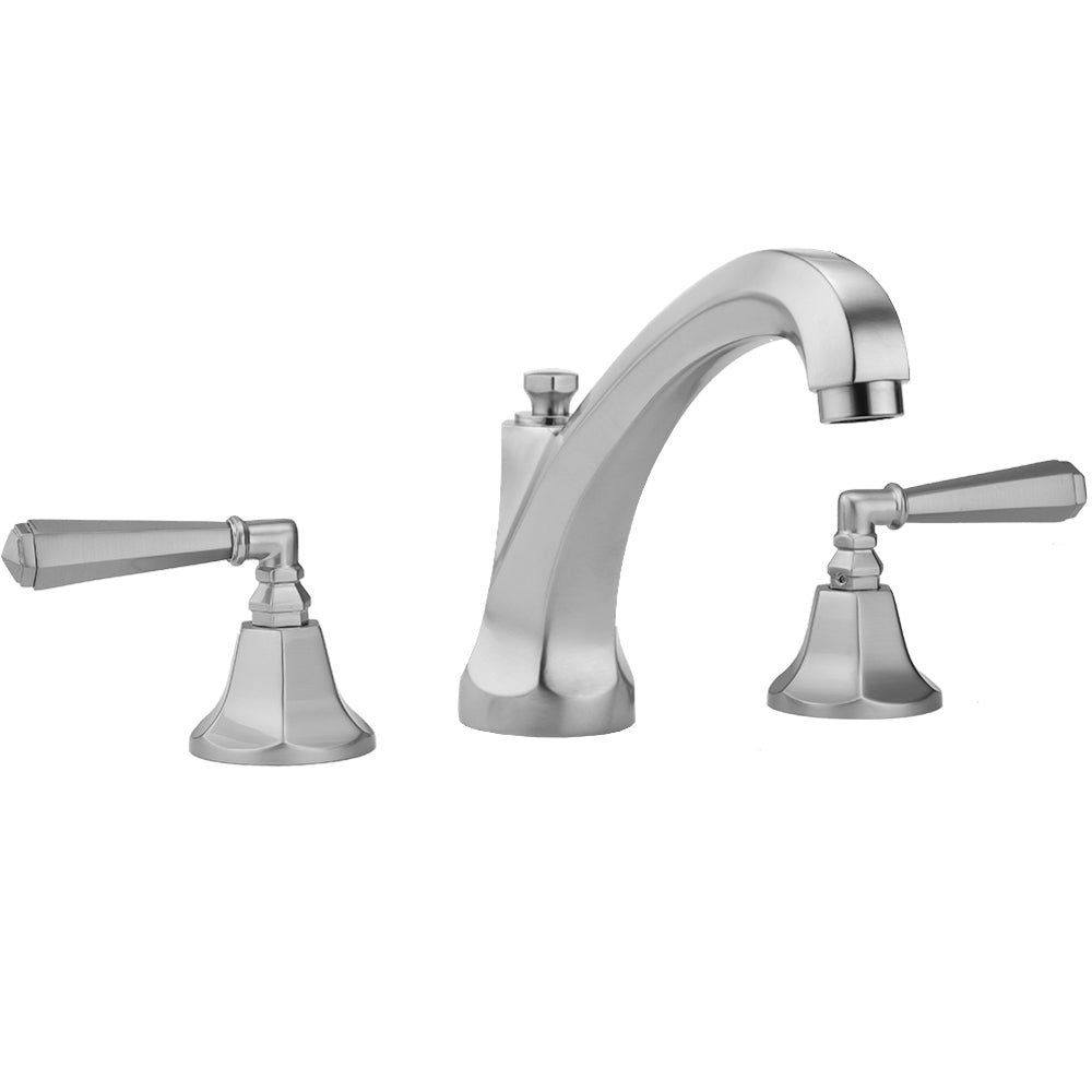 Astor High Profile Faucet with Hex Lever Handles- 0.5 GPM in Multiple Finishes