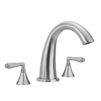 Cranford Roman Tub Set with Smooth Lever Handles in Multiple Finishes - Maison&Co.