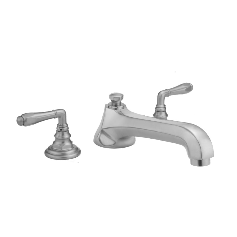 Westfield Roman Tub Set with Low Spout and Smooth Lever Handles in Multiple Finishes