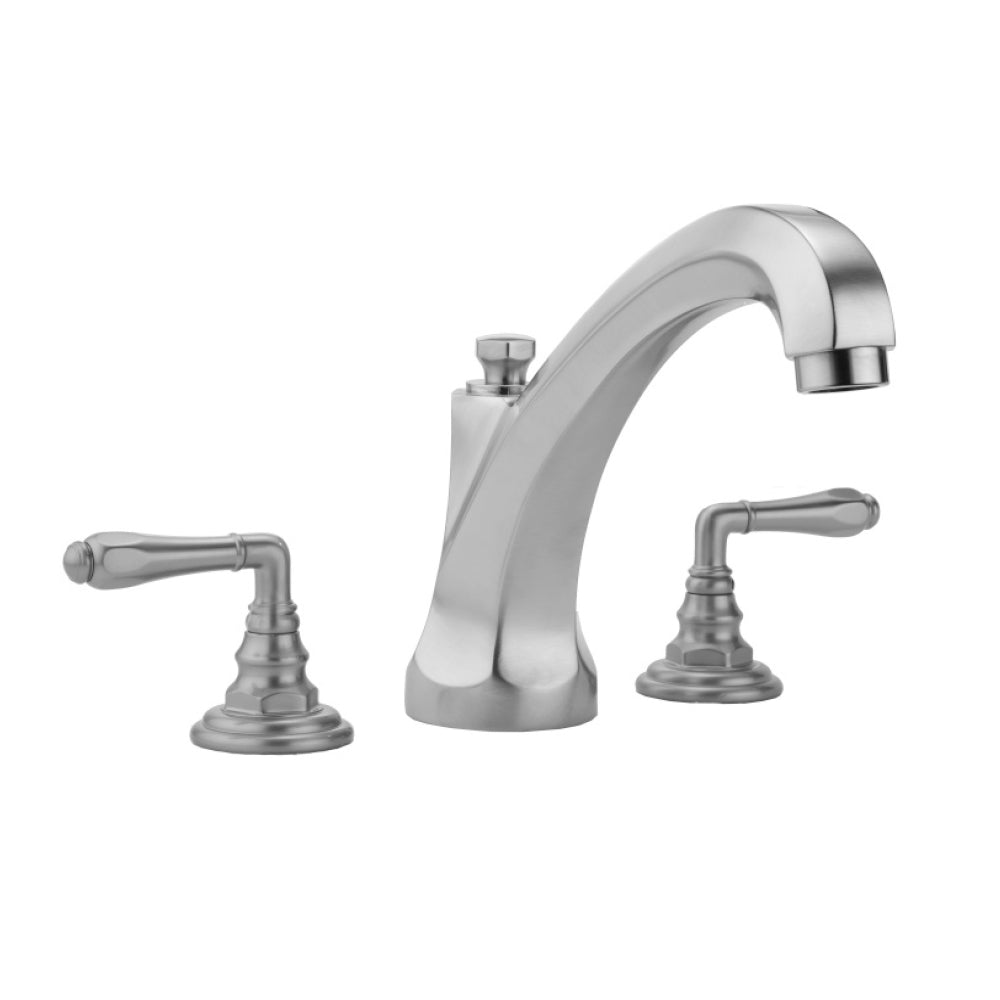 Westfield Roman Tub Set with High Spout and Smooth Lever Handles in Multiple Finishes