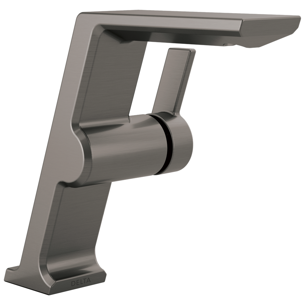 Delta Pivotal™: Single Handle Mid-Height Vessel Bathroom Faucet