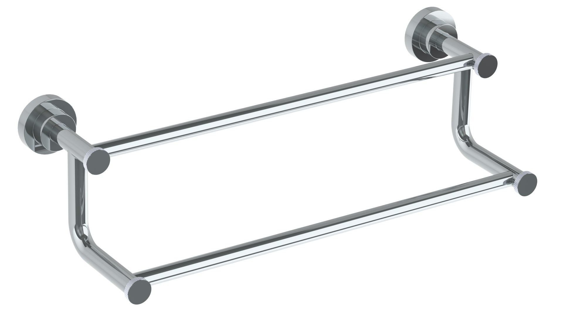 Wall Mounted Double Towel Bar, 18"