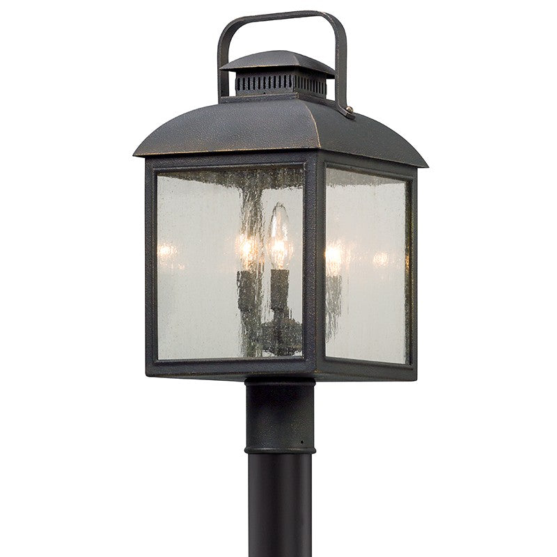 Troy Lighting - P5085-VBZ - Three Light Post Lantern - Chamberlain - Vintage Bronze