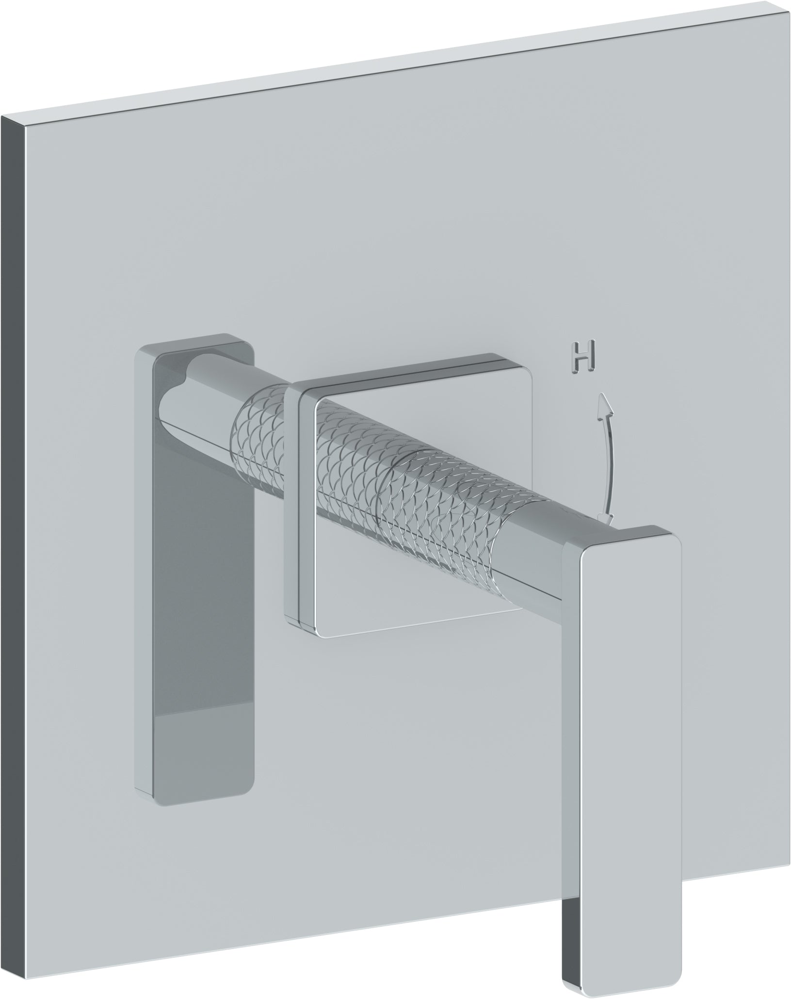 Wall Mounted Pressure Balance Shower Trim, 7"