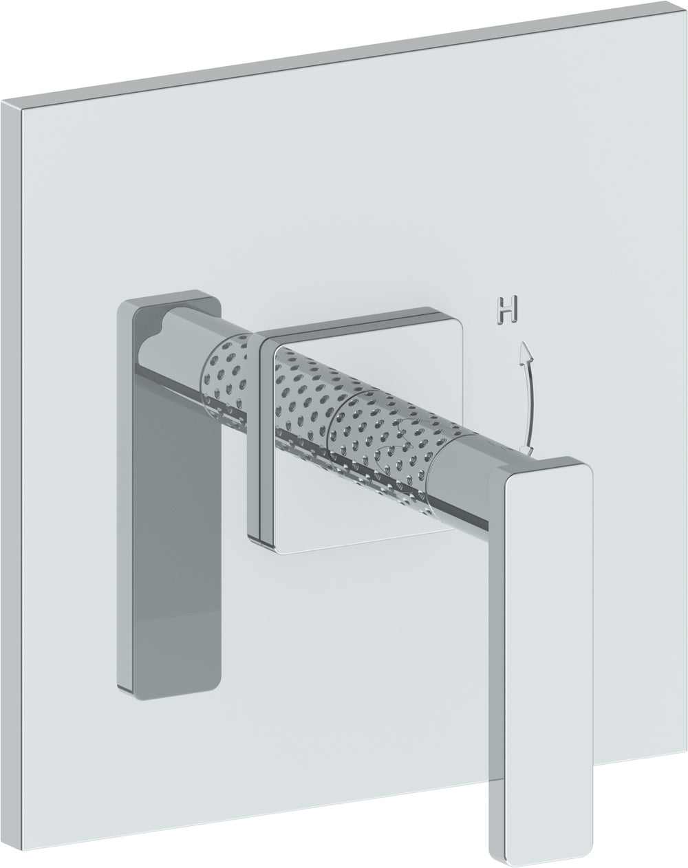 Wall Mounted Pressure Balance Shower Trim, 7"