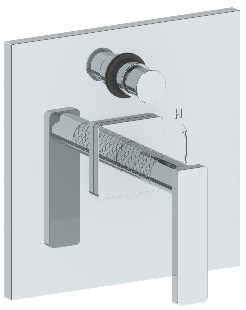 Wall Mounted Pressure Balance Shower Trim with Diverter 7 dia