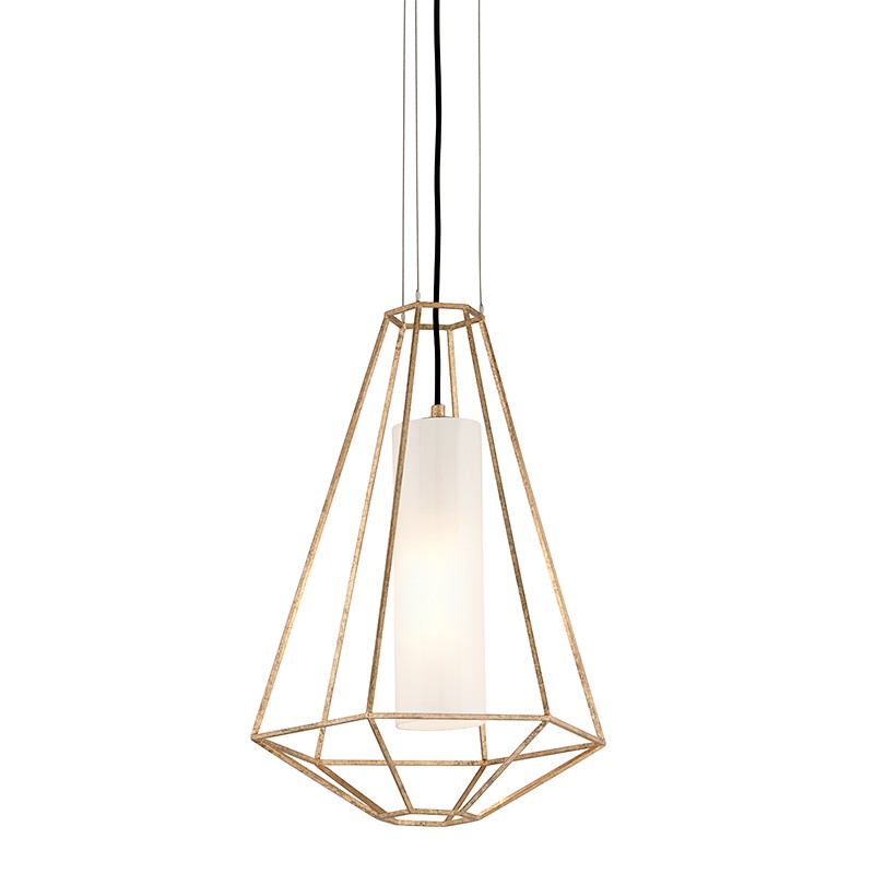 Troy Lighting - F5213-GL - One Light Pendant - Silhouette - Gold Leaf