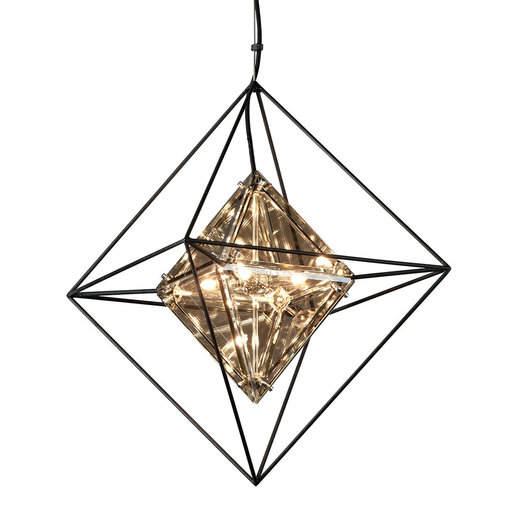 Troy Lighting - F5325-TRN - Four Light Chandelier - Epic - Textured Iron