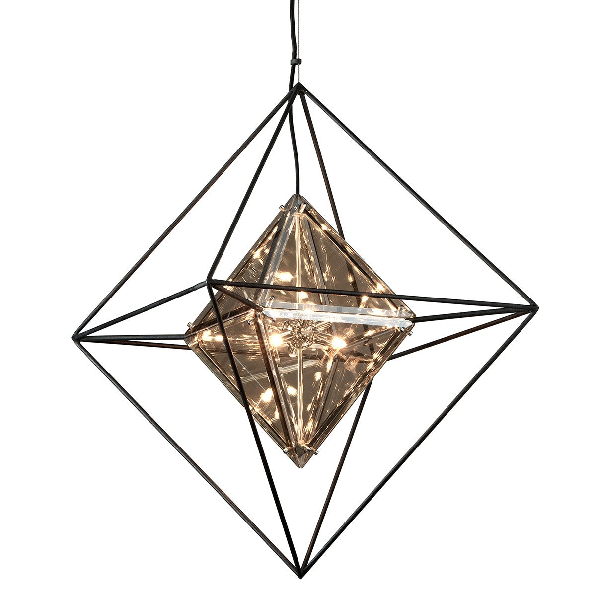 Troy Lighting - F5326-TRN - Six Light Chandelier - Epic - Textured Iron