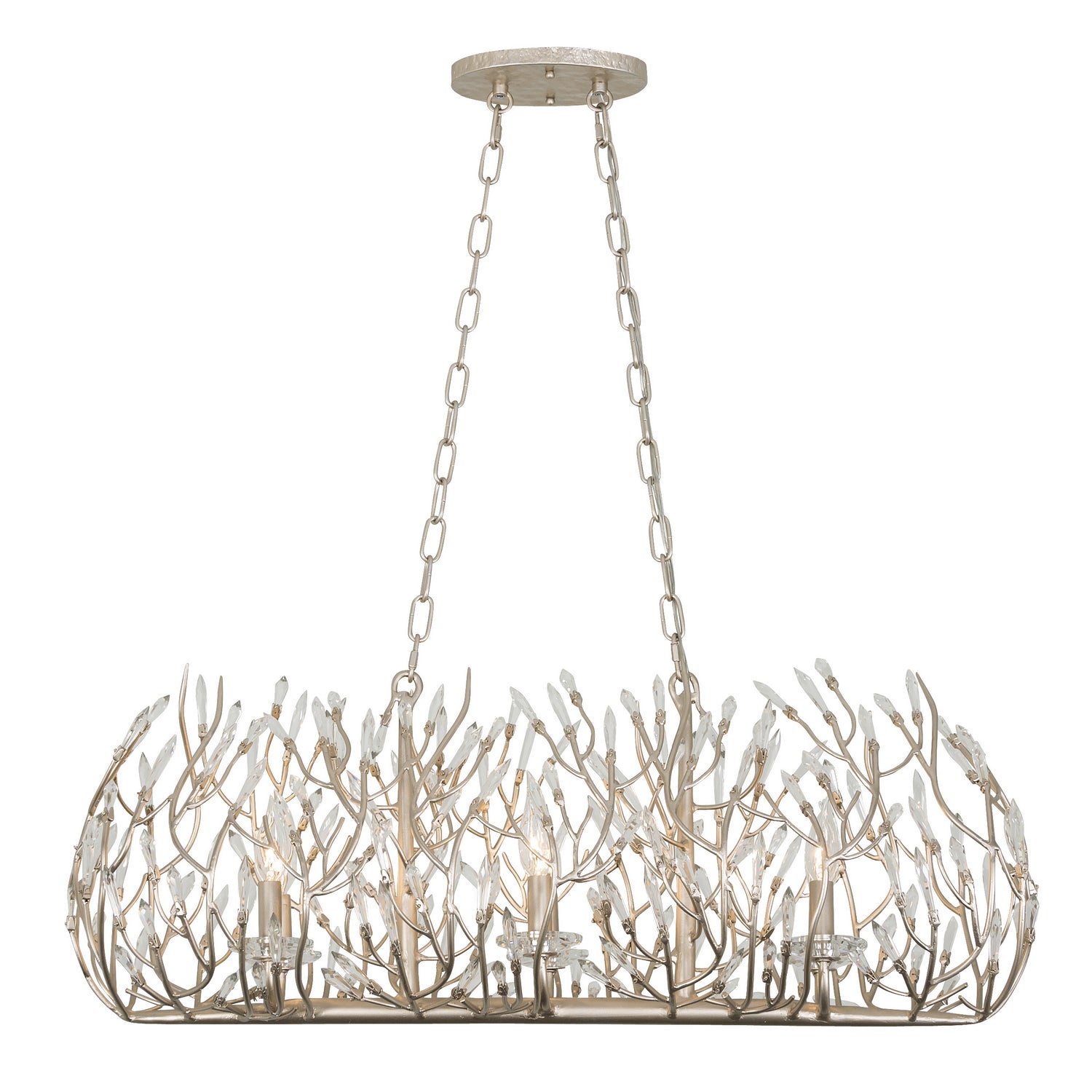 Varaluz - 271N06GD - Six Light Linear Pendant - Bask - Gold Dust