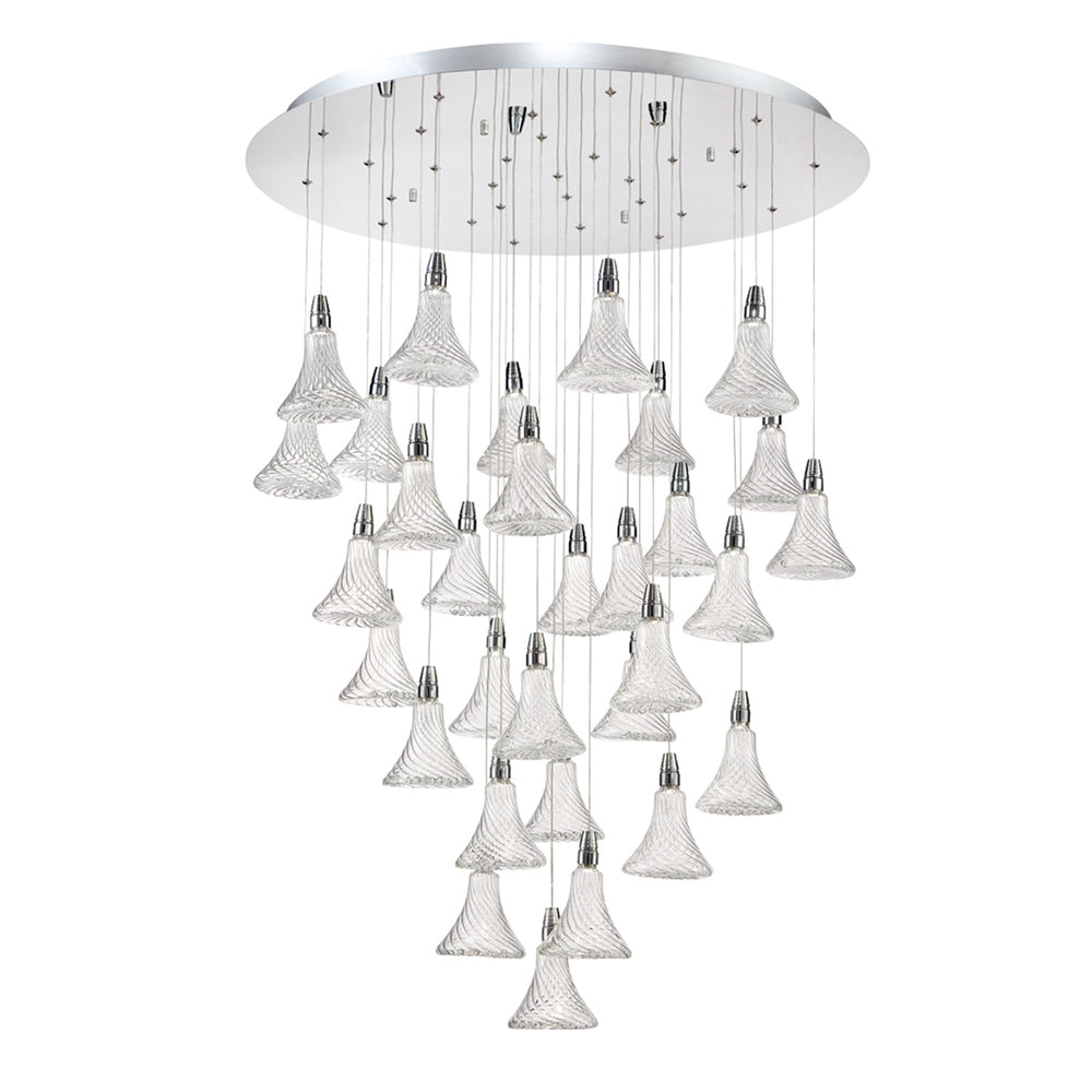 Eurofase - 28226-017 - 31 Light CHANDELIER - Alta - Chrome