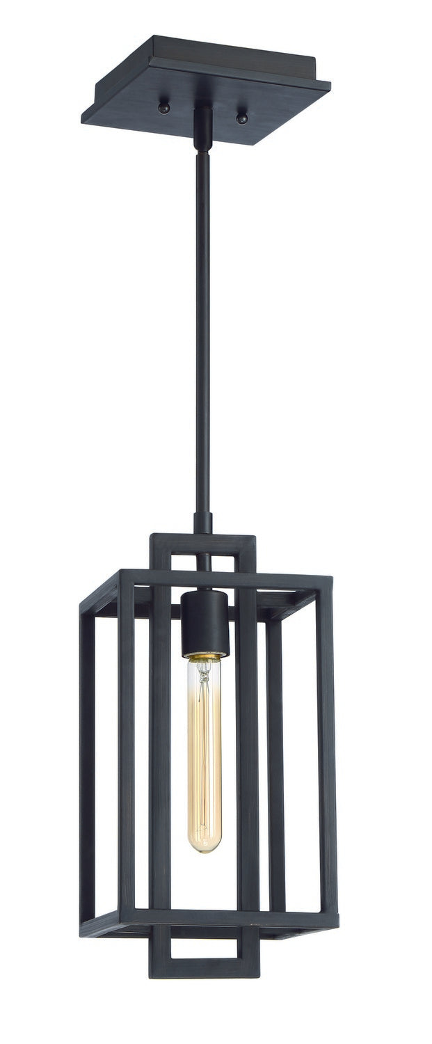 Craftmade - 41591-ABZ - Cubic One Light Pendant in Aged Bronze Brushed Finish - Cubic