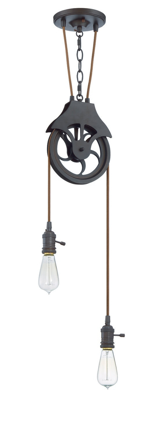 Craftmade - CPMKP-2ABZ - Design & Combine Two Light Pendant in Aged Bronze Brushed Finish - Design & Combine