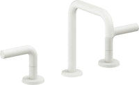 California Faucets - 7402ZB-MWHT - 8" Widespread Lavatory Faucet with ZeroDrain - Matte White - Tamalpais