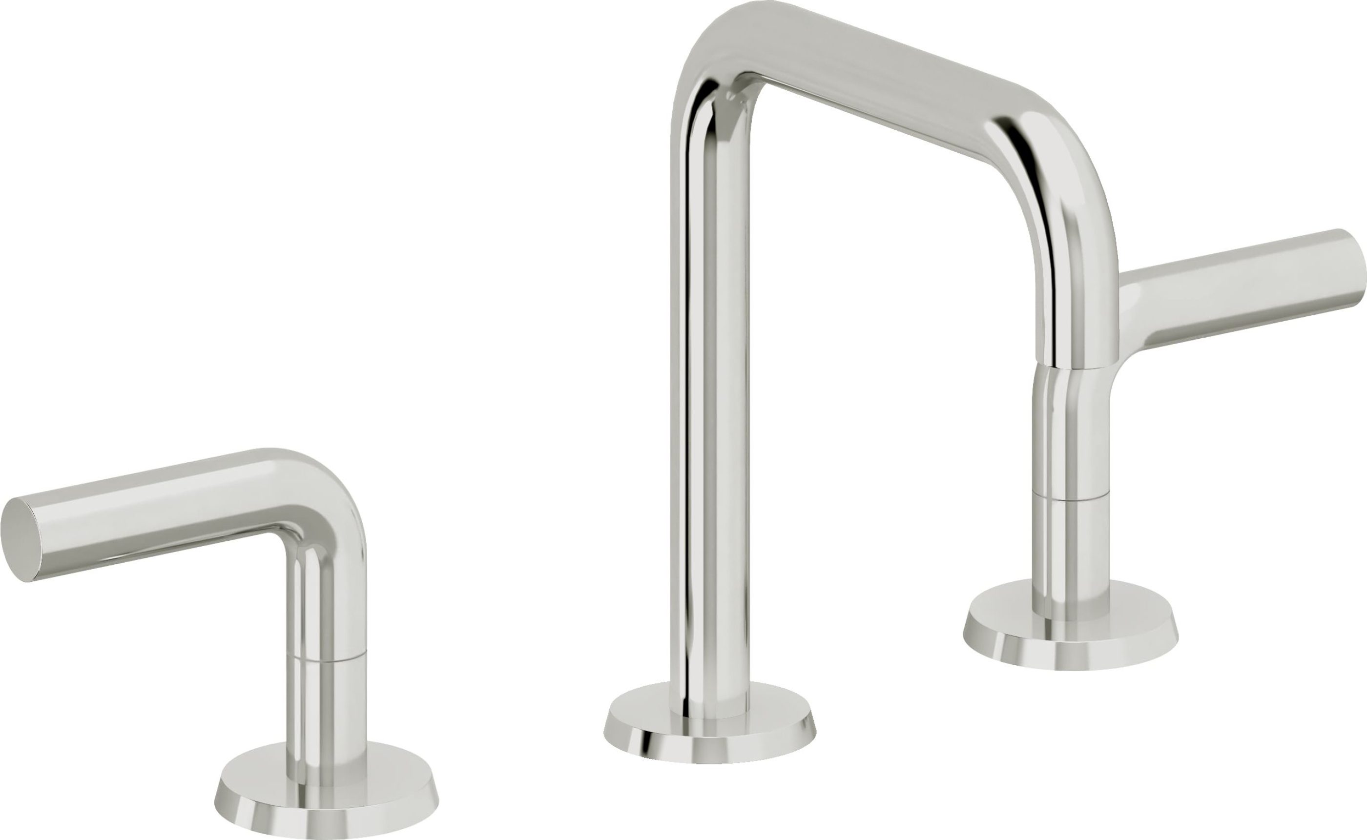 California Faucets - 7402ZBF-PC - 8" Widespread Lavatory Faucet with Completely Finished ZeroDrain - Polished Chrome - Tamalpais