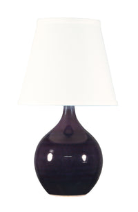 House of Troy - GS50-EG - One Light Table Lamp - Scatchard - Eggplant