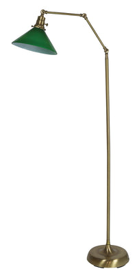 House of Troy - OT600-AB-GR - One Light Floor Lamp - Otis - Antique Brass