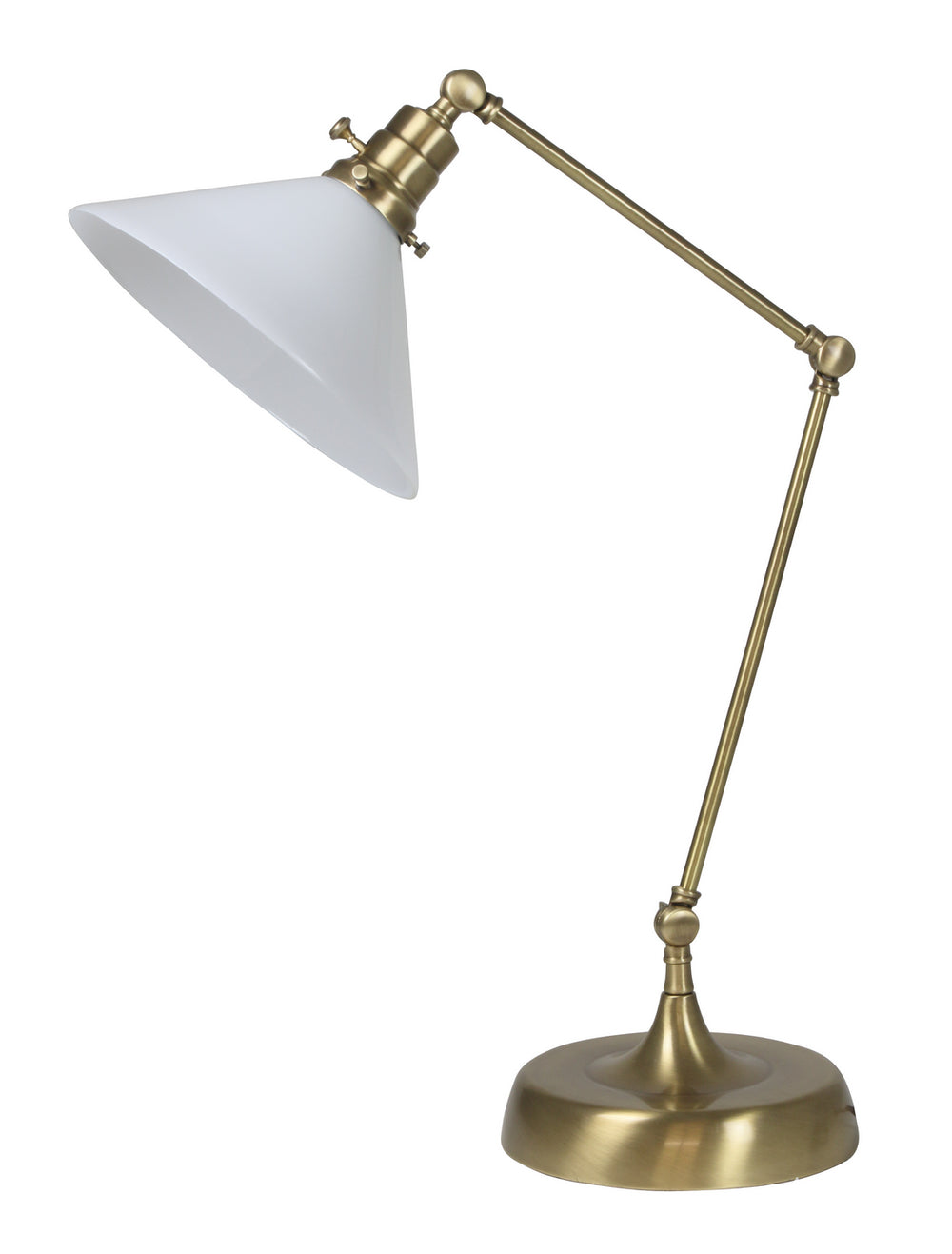 House of Troy - OT650-AB-WT - One Light Table Lamp - Otis - Antique Brass