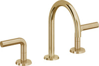 California Faucets - 7502ZBF-FRG - 8" Widespread Lavatory Faucet with Completely Finished ZeroDrain - French Gold (PVD) - Tamalpais