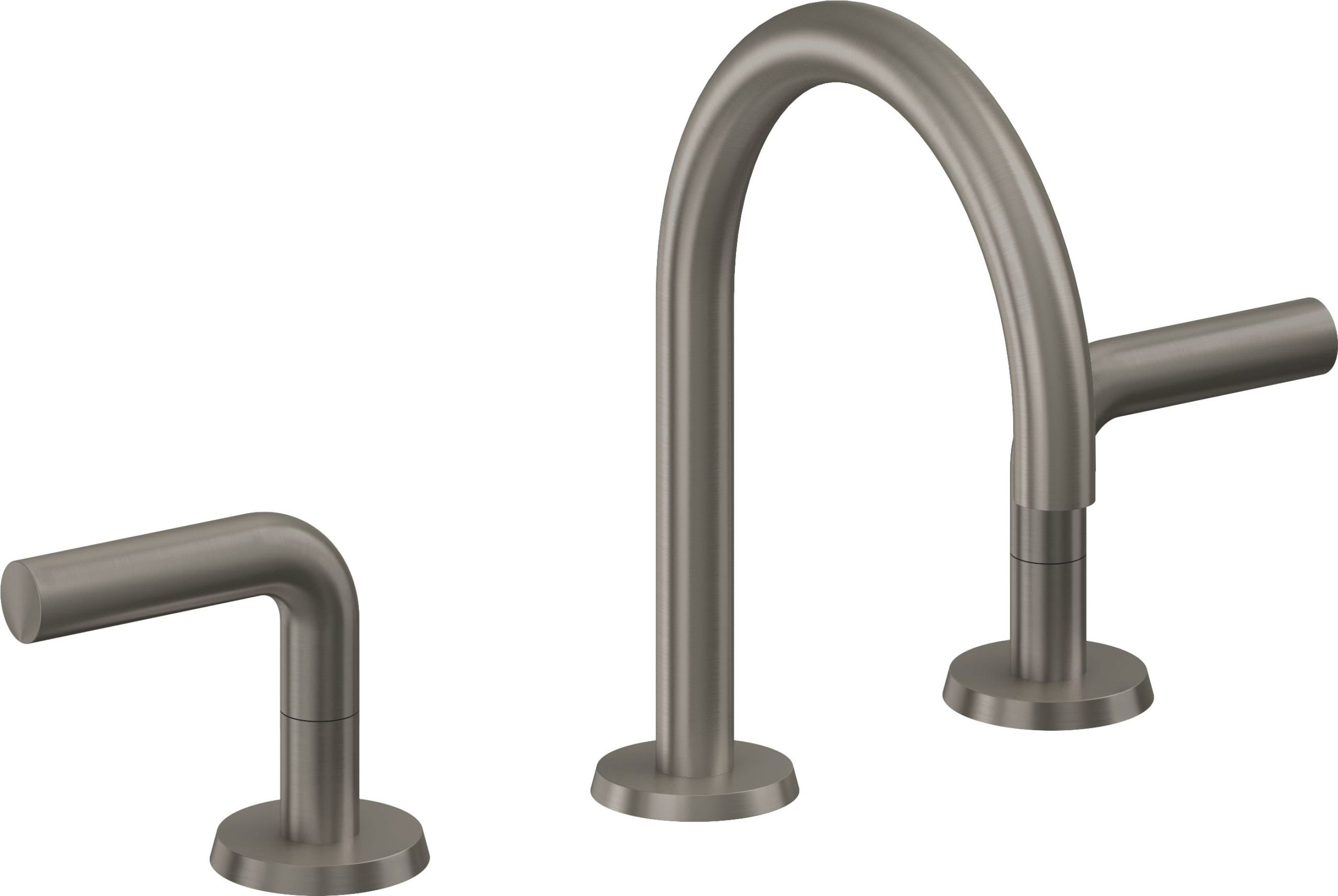 California Faucets - 7502-GRP - 8" Widespread Lavatory Faucet - Graphite (PVD) - Tamalpais