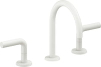 California Faucets - 7502ZBF-MWHT - 8" Widespread Lavatory Faucet with Completely Finished ZeroDrain - Matte White - Tamalpais