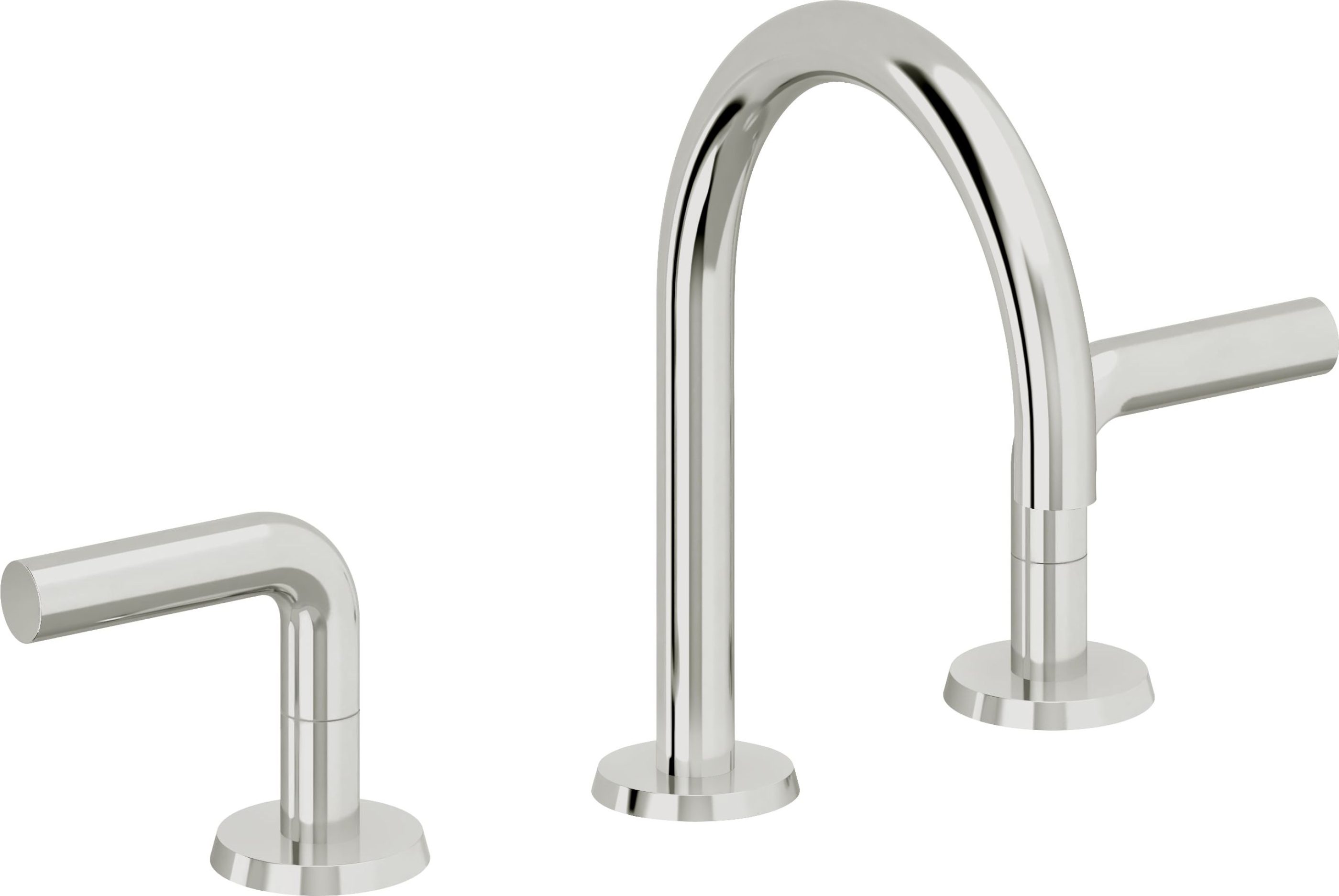 California Faucets - 7502ZBF-PC - 8" Widespread Lavatory Faucet with Completely Finished ZeroDrain - Polished Chrome - Tamalpais