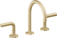 California Faucets - 7502-SB - 8" Widespread Lavatory Faucet - Satin Brass (PVD) - Tamalpais