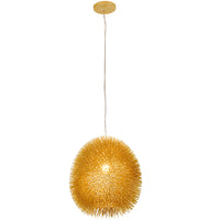 Varaluz - 169P01GO - One Light Pendant - Urchin - Gold