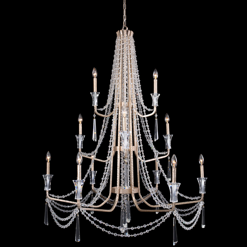 Varaluz - 270C12TR - 12 Light Chandelier - Barcelona - Transcend Silver