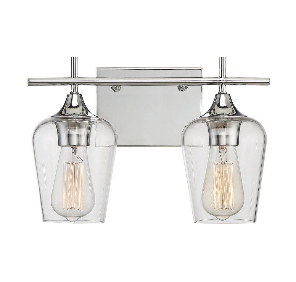 Savoy House - 8-4030-2-11 - Two Light Bath Bar - Octave - Polished Chrome