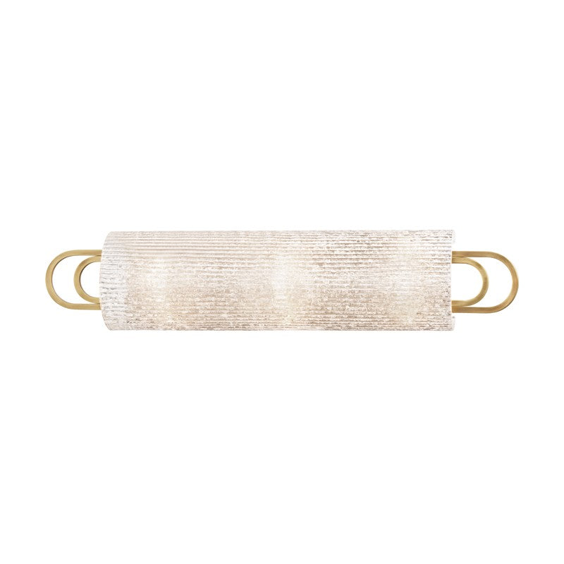 Hudson Valley - 5843-AGB - Three Light Bath Bracket - Buckley - Aged Brass