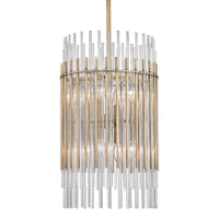 Hudson Valley - 6315-AGB - Eight Light Pendant - Wallis - Aged Brass