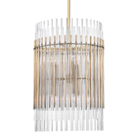 Hudson Valley - 6320-AGB - Ten Light Pendant - Wallis - Aged Brass