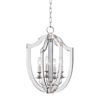 Hudson Valley - 6516-PN - Four Light Pendant - Arietta - Polished Nickel