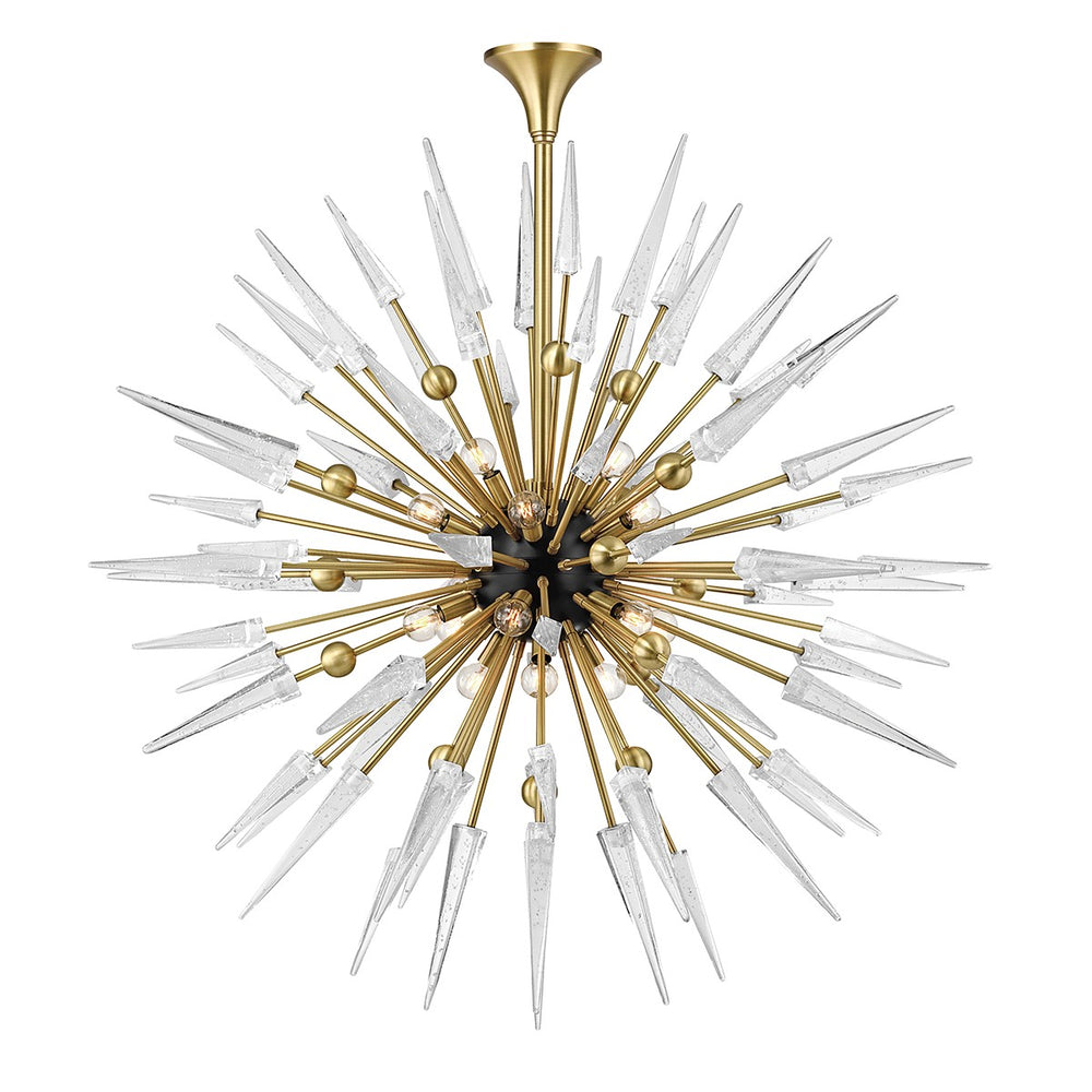 Hudson Valley - 9048-AGB - 18 Light Chandelier - Sparta - Aged Brass