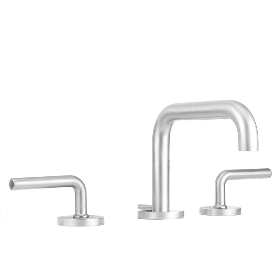 Downtown Contempo Slim Faucet with Round Escutcheons & Contempo Slim Lever Handles- 0.5 GPM in Multiple Finishes