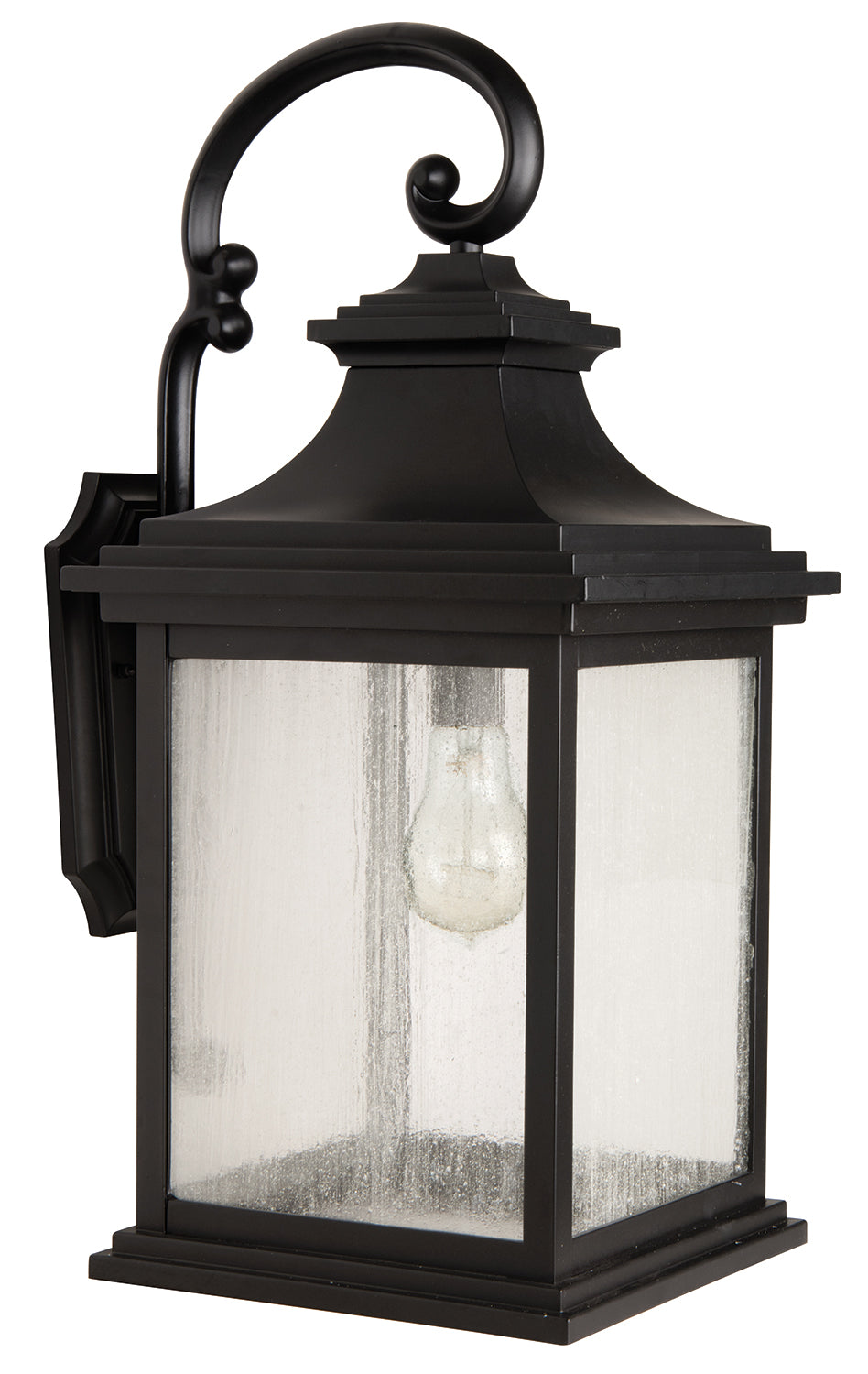 Craftmade - Z3224-MN - Gentry One Light Wall Mount in Midnight Finish - Gentry