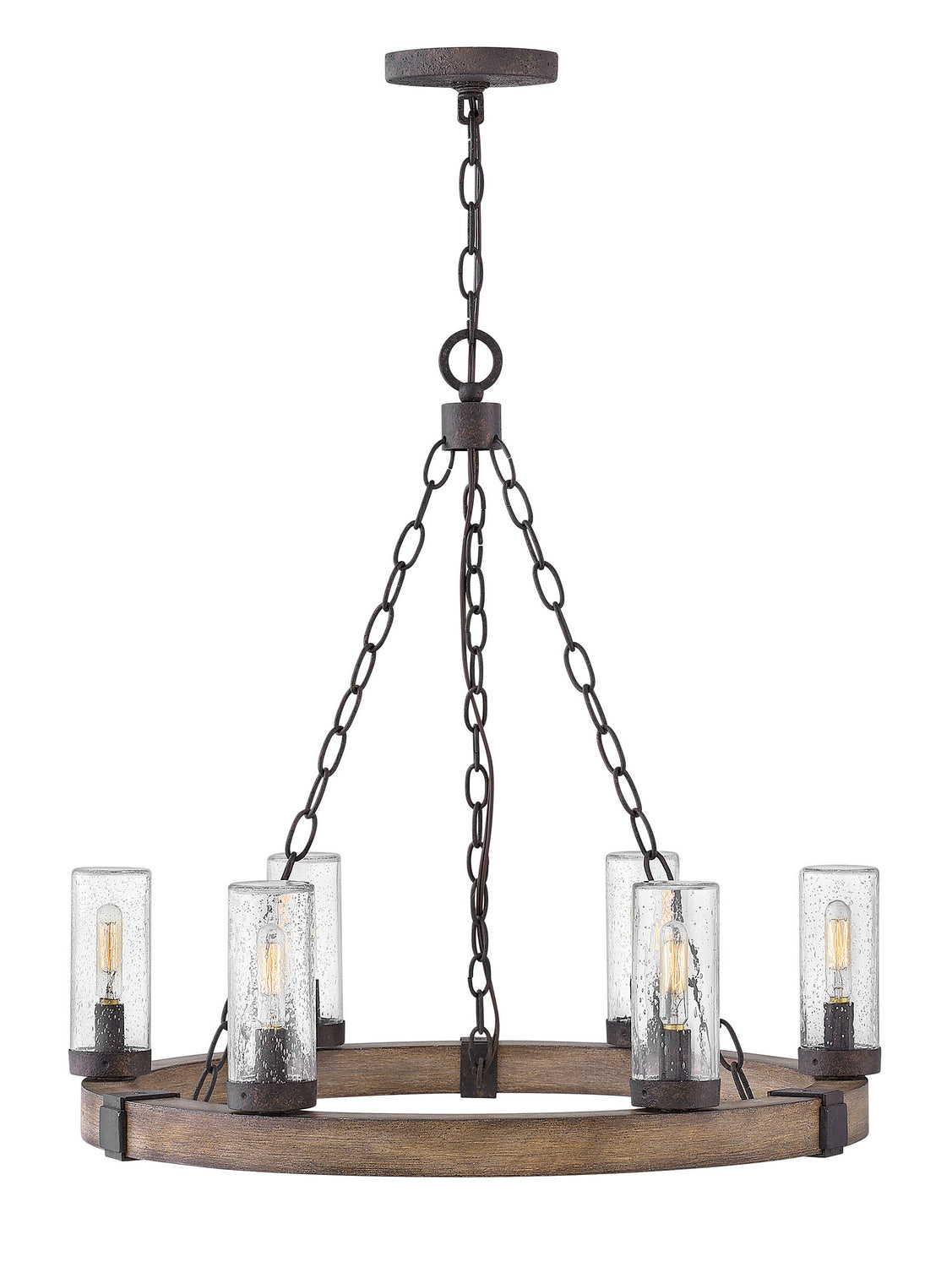 Hinkley - 29206SQ - LED Outdoor Chandelier - Sawyer - Sequoia