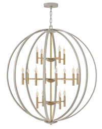 Hinkley - 3464CG - LED Chandelier - Euclid - Cement Gray