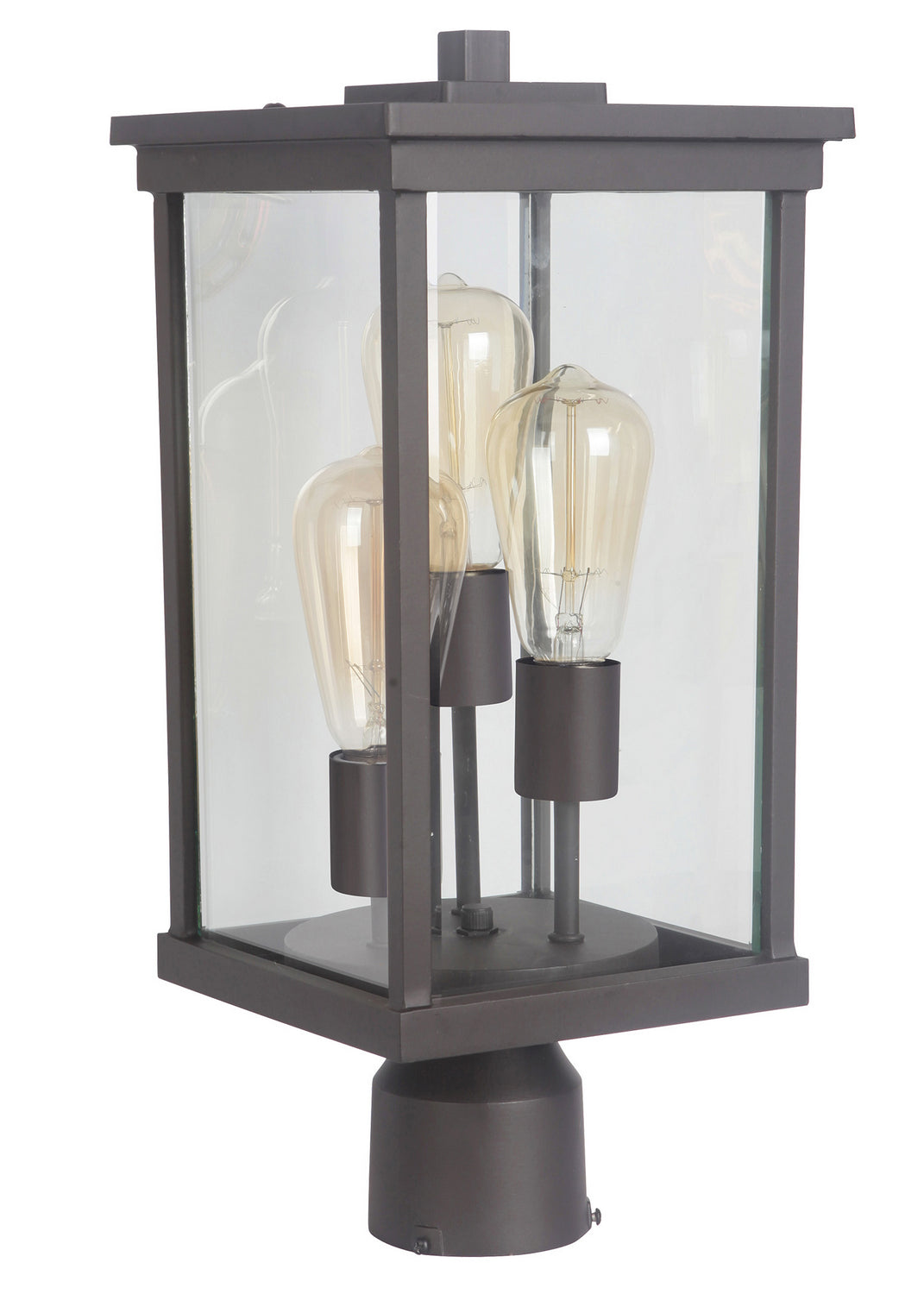 Craftmade - Z9725-OBO - Riviera Three Light Outdoor Post Mount in Oiled Bronze (Outdoor) Finish - Riviera